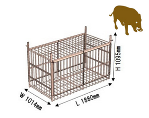 イノシシ　捕獲罠