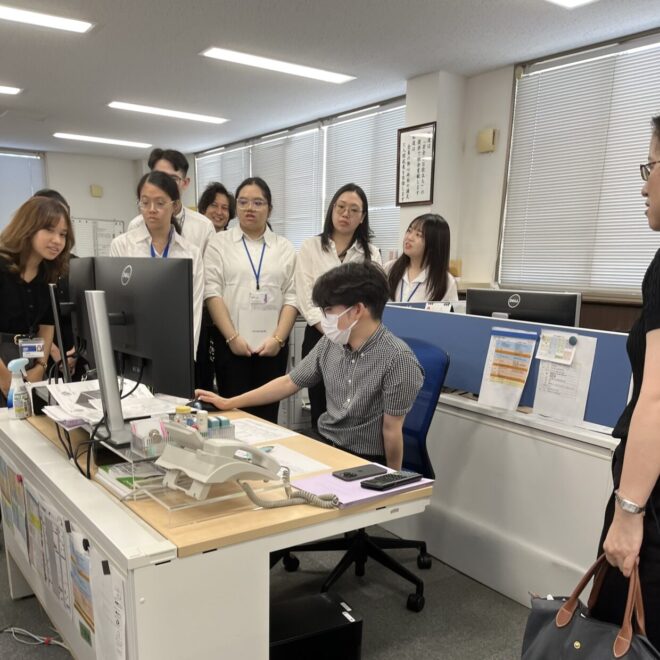 インターンシップの様子