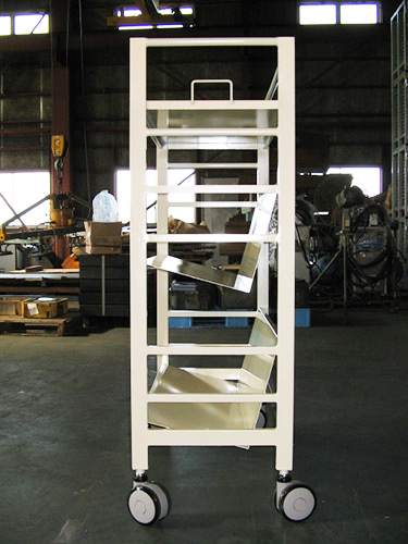 図書館のブックトラック特注製作事例