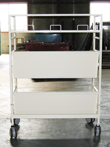 特注台車制作事例(ブックトラック)