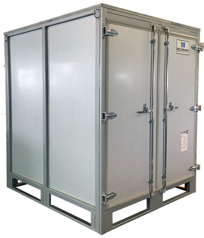 現場倉庫や備蓄倉庫として便利な一坪コンテナ