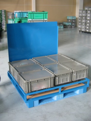 パレット用スロープはフレーム付で落下防止